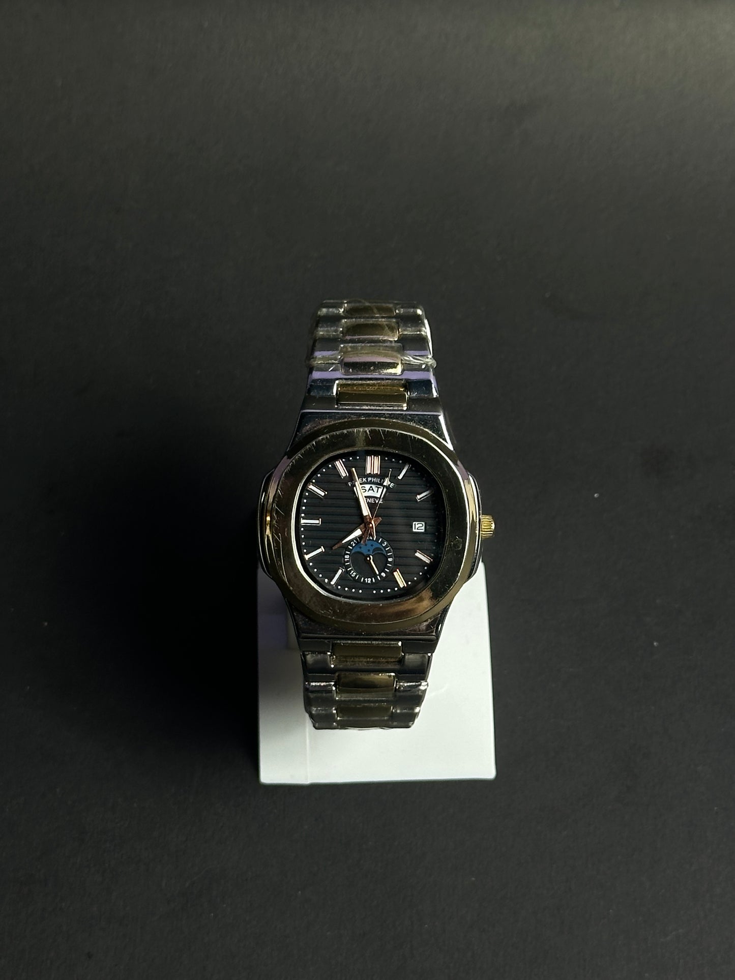 Patek Philippe Tiffany – Two Tone Chain, Black Dial
