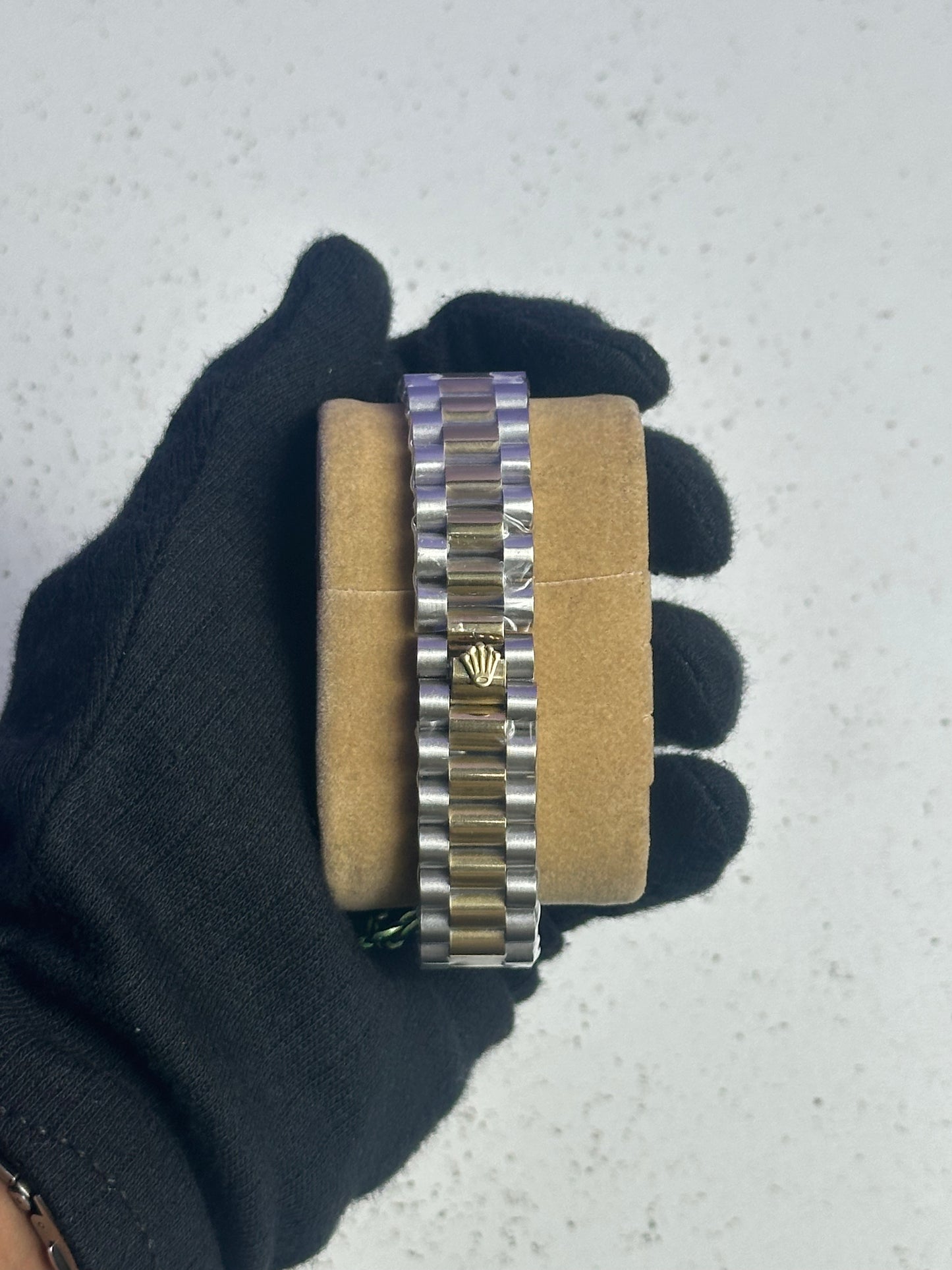 Rolex Day-Date Arabic Dial – Two Tone Chain, White Color