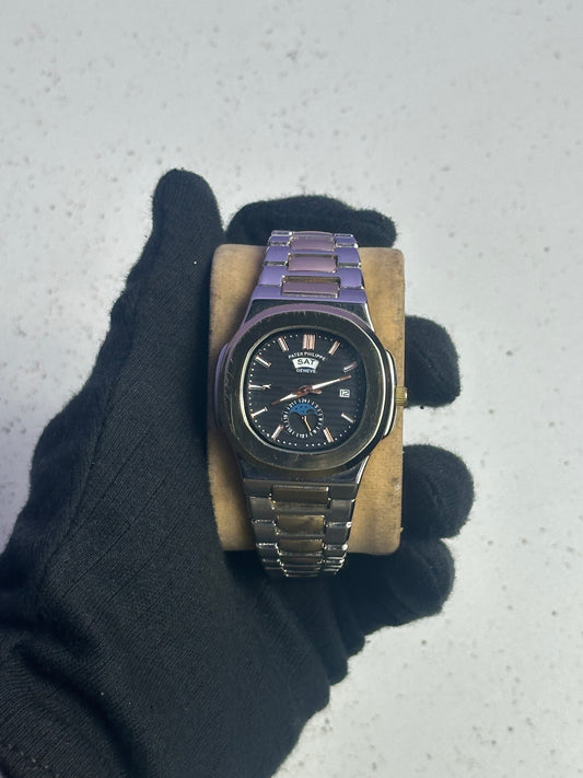 Patek Philippe Tiffany – Two Tone Chain, Black Dial
