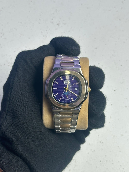 Patek Philippe Tiffany - Two Tone Chain | Blue Dial