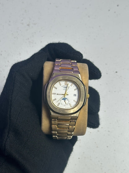 Patek Philippe Tiffany – Gold Chain, White Dial