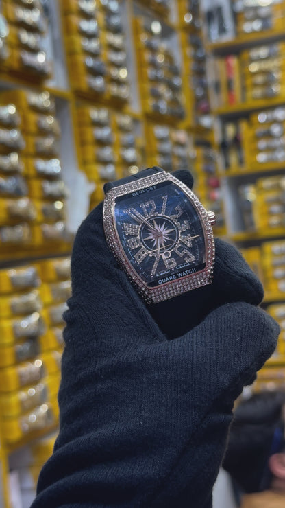 Denvost Quare Watch - Diamond Stones
